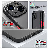 Чохол-накладка Armorstandart Frosted Matte для Xiaomi Redmi Note 12s 4G Black (ARM68554), фото 4