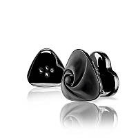 Вібратор для клітора з електростимуляцією Mystim Hearts Desire Black Edition