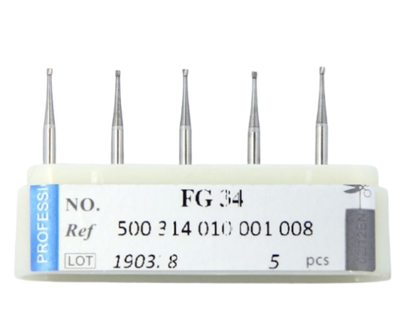 Бор твердосплавний для турбінного наконечника FG34 Mill 5 шт., фото 1