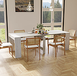 Обідній розсувний стіл для кухні Python ПІТОН 240х90х75 см колір на вибір, фото 8