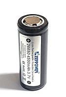 Акумулятор KEEPPOWER 26650 Li-ion 4500 мАг 3,7 В, з плоским плюсом
