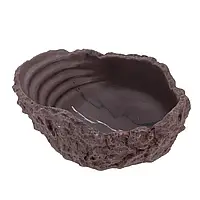 Поїлка та миска для купання Hobby Drinking Bowl M grey-beige 150мл. 14x11x5см (36275)