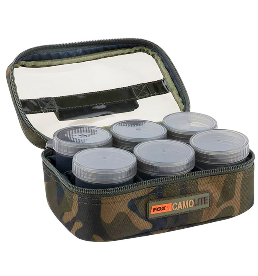 Сумка для насадок FOX Camolite Glug 8 Pot Case 24x16x10 см