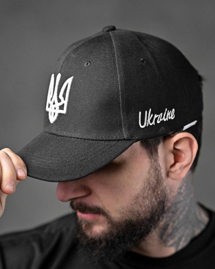 Бейсболка ukraine black ch/b кепка