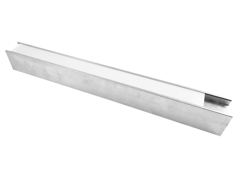 Алюмінієвий профіль для світлодіодної стрічки АЛ-44 анодований підвісний/накладний 50 см