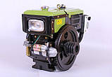 Двигун SH180NDL ТАТА Zubr (8 л.с.) з електростарером, фото 2