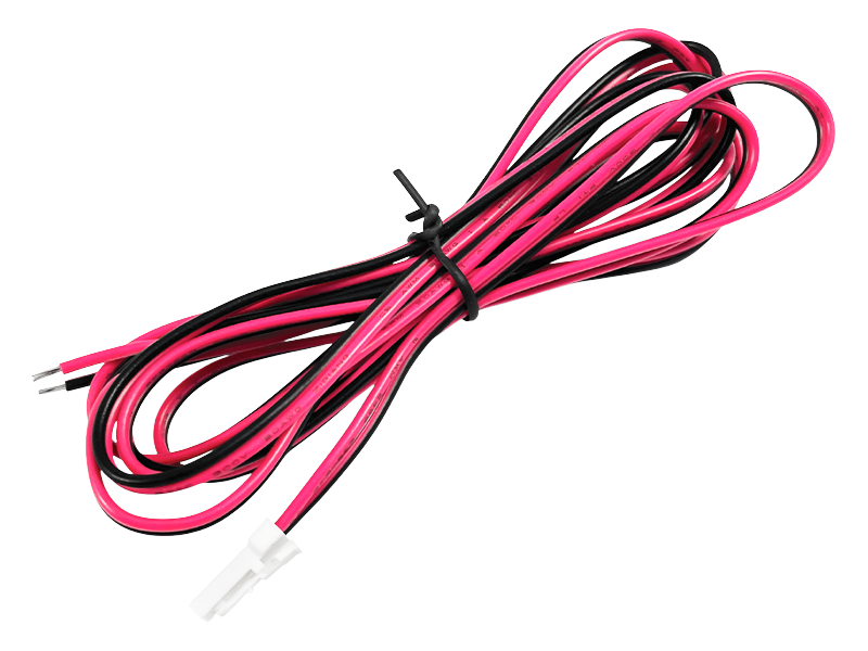 Подовжувач 2 м C2541-H02 тато білий, чорно-червоний дріт LEDUA