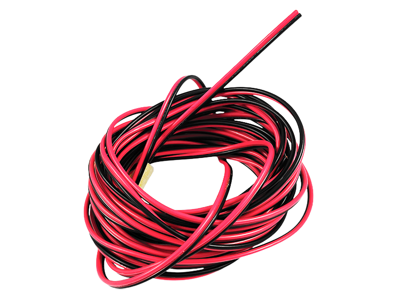 Провід акустичний ШВП 2х10 червоно-чорний мідь (5,5м)