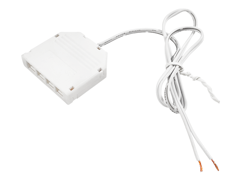 Розподільна коробка 4 отвори, біла 22AWG LEDUA