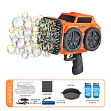 Мильні бульбашки для дітей, генератор для мильних бульбашок на акумуляторі, пістолет для мильних бульбашок, фото 5