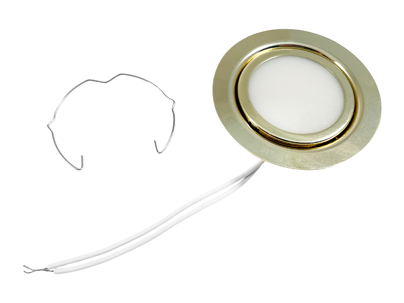 Світлодіодний світильник 3 Вт 3000K золото 220 V LEDUA