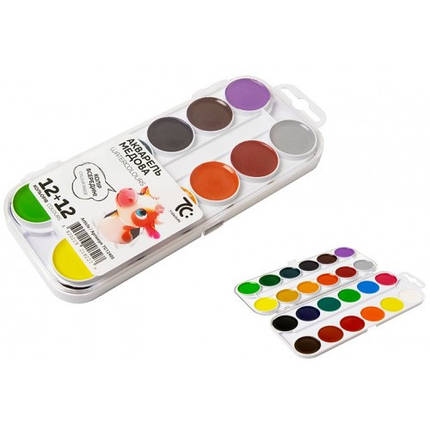 Фарба акварельна медова ГАММА 24 кол. 12405 б/п (1/12), фото 1