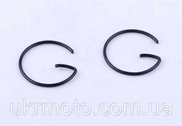 Кільця стопорні пальця поршневого, к-т: 2 шт. - 188F, фото 1