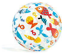 М'яч надувний пляжний Intex 59040 Рибки, 51 см