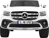 Дитяча акумуляторна машинка Mercedes Benz X-Class Біла, фото 7