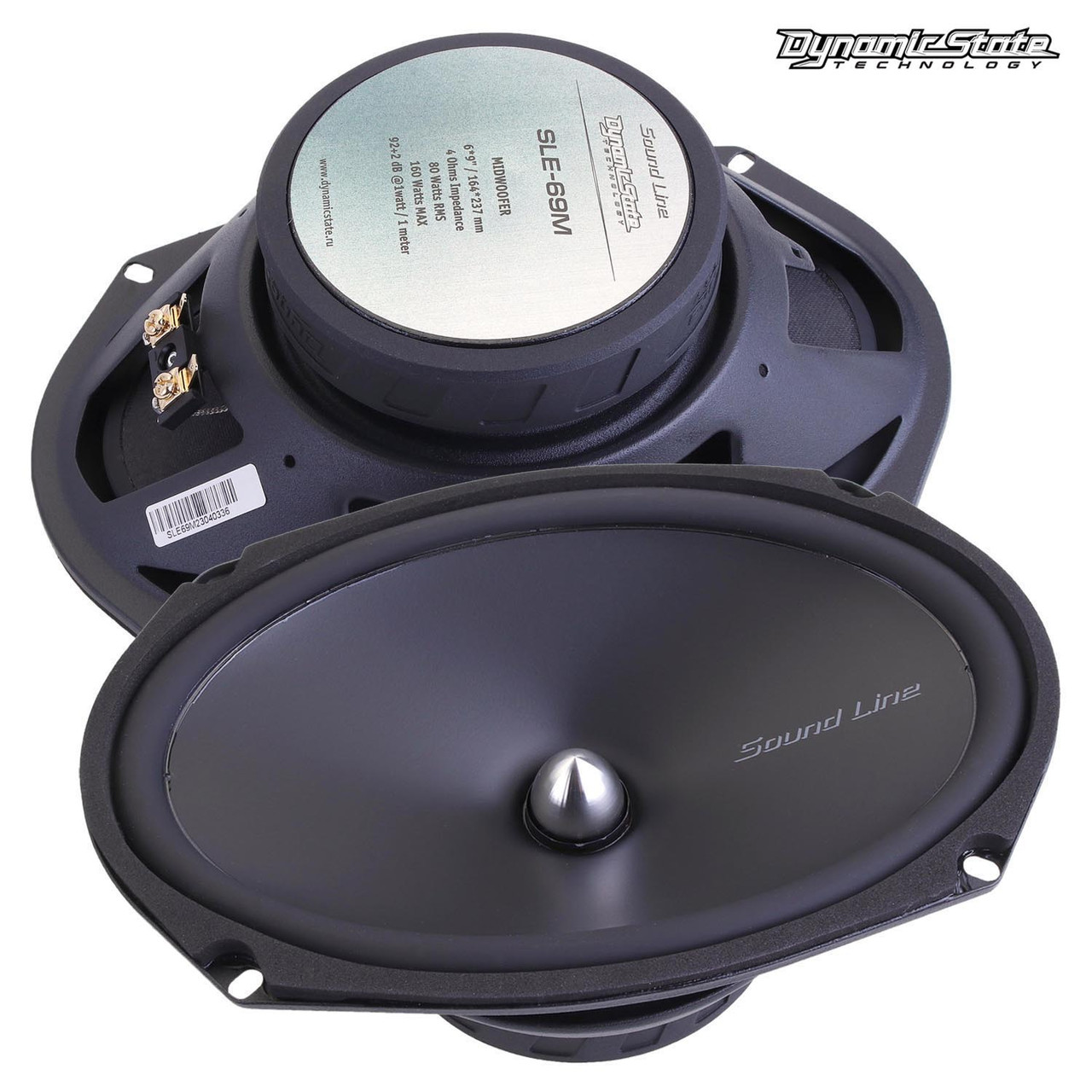 Автомобільна акустика Dynamic State SLE-69M Мідбас 15x23 см (6"x9")