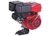 Двигун бензиновий 194FE ТАТА з електростартером, з понижувальним редуктором 1/2 (під шпону, 25 мм) 22 л.с., фото 2