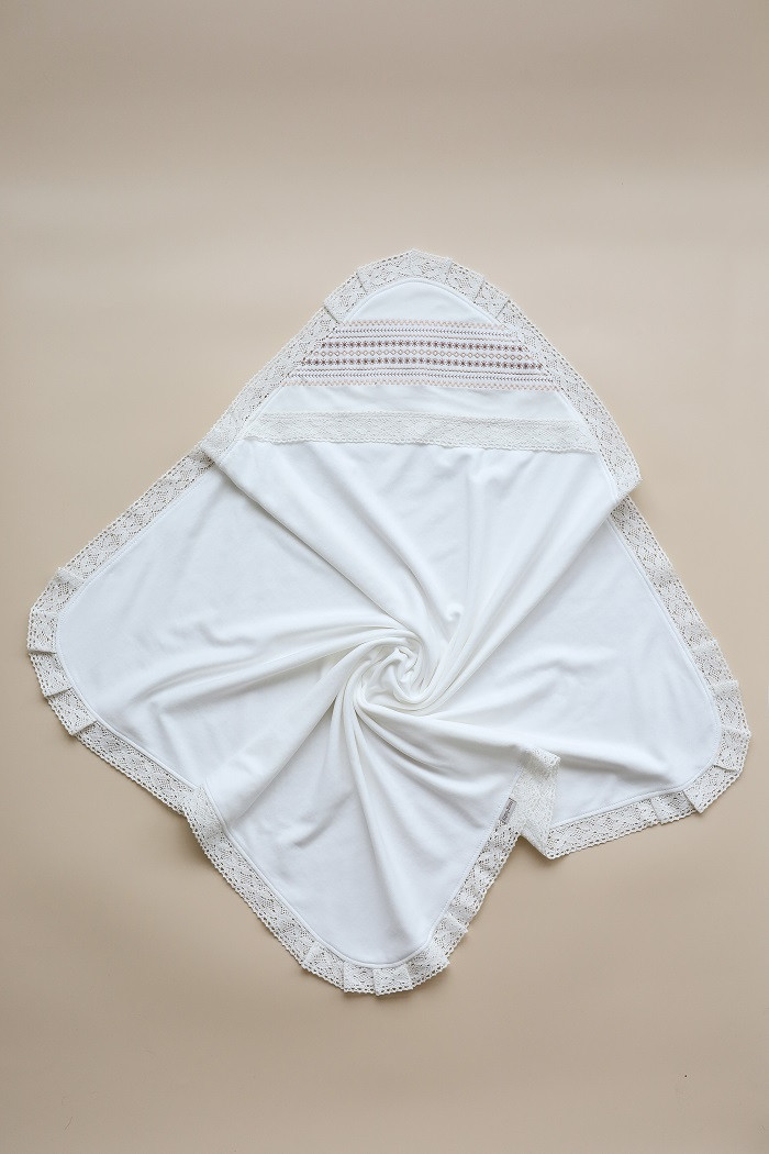 Плед на виписку та хрещення Field, молочний.Топ!, фото 1