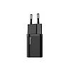 Мережевий зарядний пристрій Baseus Super Si 1C 20W Cable Type-C / Lightning 1m, Black, фото 5