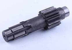 Вал КПП No5 L-227 мм Z-6/13 Xingtai 24B, Shifeng 244,Taishan 24