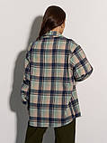 Сорочка зелена в клітинку, фото 3