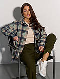Сорочка зелена в клітинку, фото 4