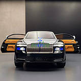 Машинка металева іграшка Rolls Royce Spectre моделька колекційна 21 см Чорно-сірий (60730), фото 7