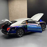 Машинка Rolls Royce Spectre іграшка моделька металева колекційна 21 см Фіолетовий (60731), фото 4