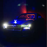 Машинка Rolls Royce Spectre іграшка моделька металева колекційна 21 см Фіолетовий (60731), фото 9