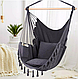 Гамак Xzhome Curved Style Чорний 100см, фото 4