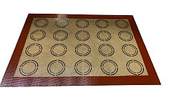 Перфорований силіконовий килимок 20/5 Макарун 30х40 см