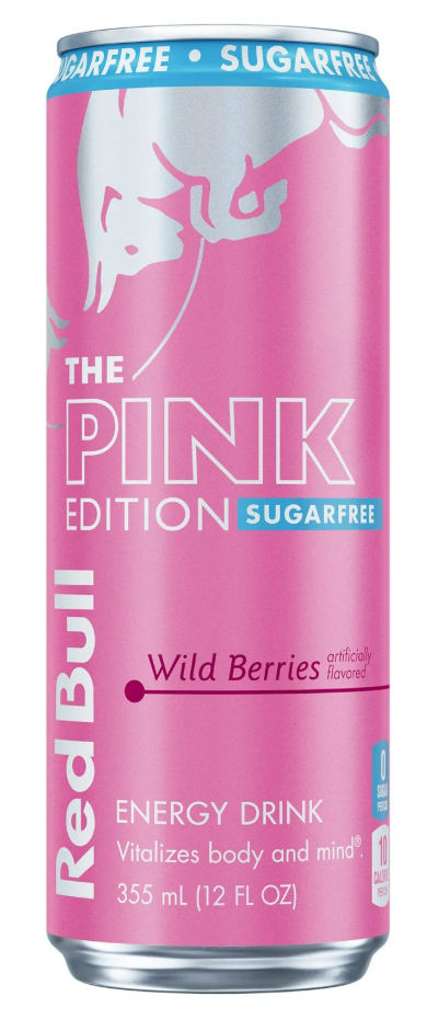 Енергетичний напій Red Bull Pink Edition Sugar Free зі смаком дикої ягоди 355мл