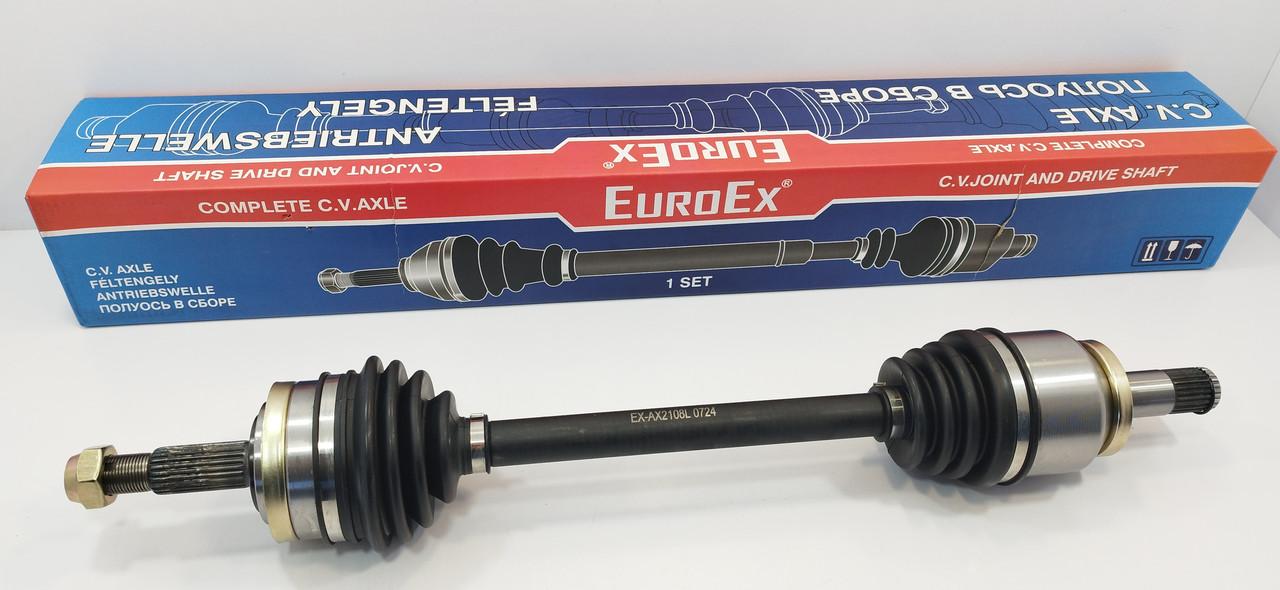 Напівось у зборі ліва (коротка) ВАЗ 2108-099 EuroEx Угорщина