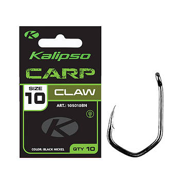 Крючки Kalipso Carp Claw 105010BN №10(10) NEW2025