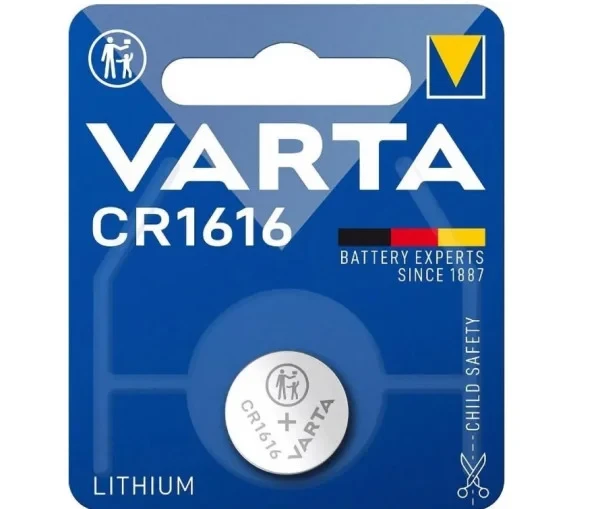 Батарейка Varta CR1616 Lithium (55 mAh) 1шт./уп., фото 1