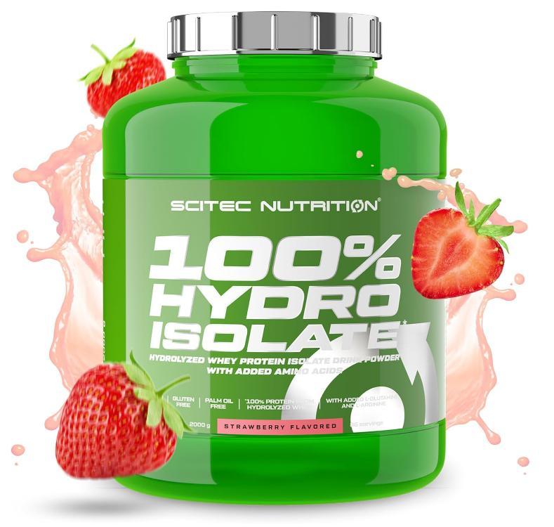 Протеїн Scitec Nutrition Hydro Isolate 2000 грам Смак :Strawberry