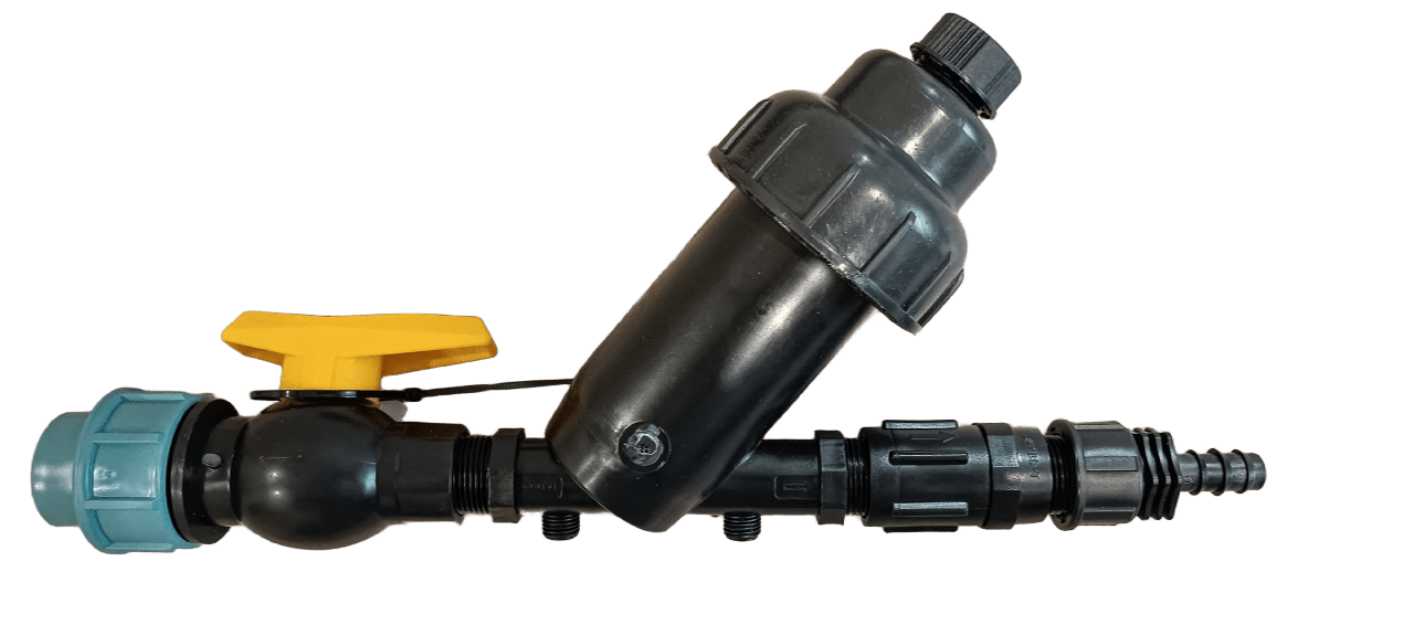 Комплект для підключення крапельного поливу 25х3/4 з редуктором тиску 3/4