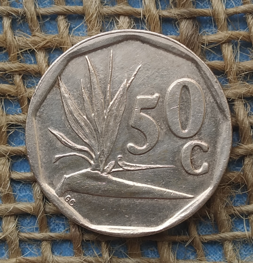50 центiв 1992 року. ПАР
