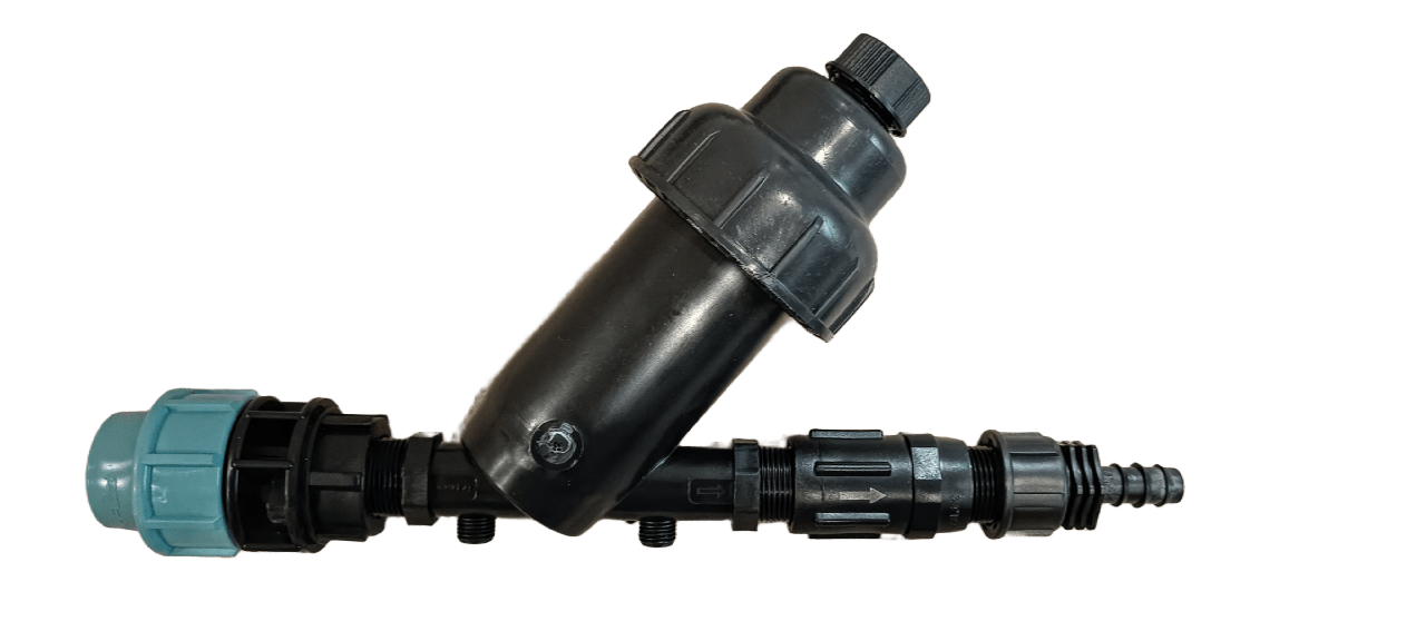 Комплект для підключення крапельного поливу 25х3/4 з редуктором тиску 3/4 на 16 трубу