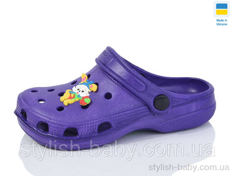 Дитяча колекція літнього взуття. Дитячі крокси 2025 постачальника Sannin оптом (р. с 30 по 35)