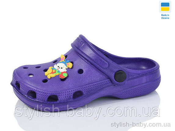 Дитяча колекція літнього взуття. Дитячі крокси 2025 постачальника Sannin оптом (р. с 30 по 35), фото 1