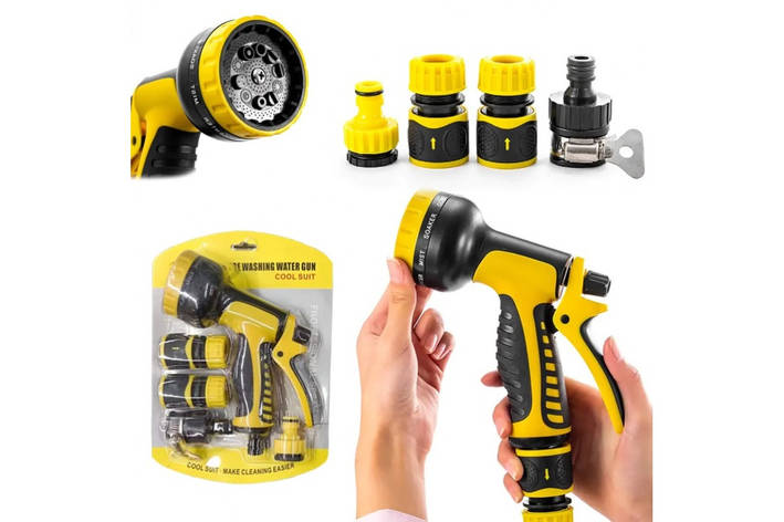 Насадка на шланг пістолет-розпилювач HIGH PRESSURE WASHING WATER GUN WL707-2 YU227, фото 1