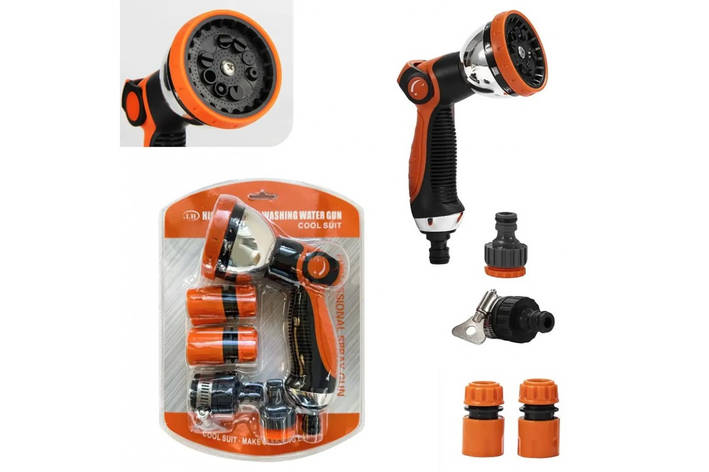Насадка на шланг пістолет-розпилювач HIGH PRESSURE WASHING WATER GUN WL707-1 YU227, фото 1