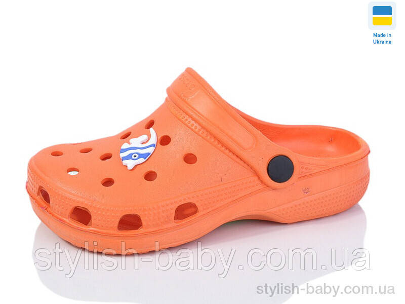 Дитяча колекція літнього взуття. Дитячі крокси 2025 постачальника Sannin оптом (р. с 30 по 35)