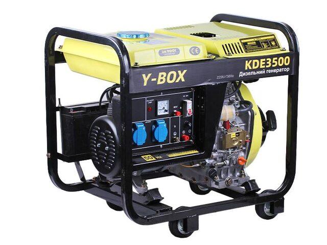 Генератор дизельний Python3500 однофазний, 220 V (двигун 178F, підігрів палива) Y-BOX (код 58804)