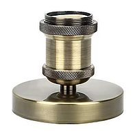 Вінтажний патрон металевий для лампи E27 220 вольтів