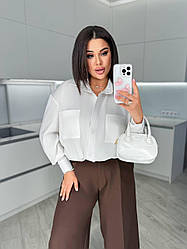 Блузка жіноча з коміром