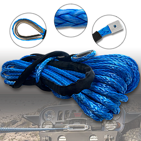 Синтетичний надійний та міцний трос кевлар для автомобільної лебідки Profter 12000 LBS (26м.9.5мм)