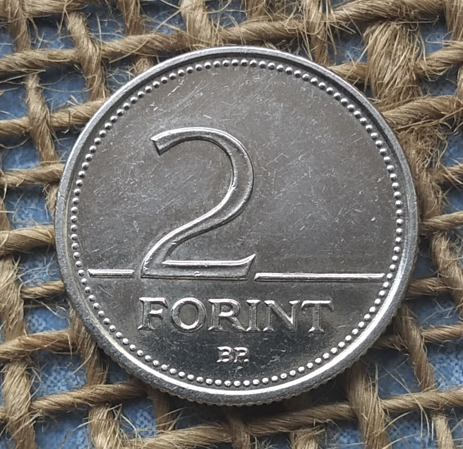 2 форинта 2002 року. Угорщина
