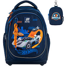 Набір Kite рюкзак + пенал + сумка для взуття SET_HW25-724S Hot Wheels, фото 4